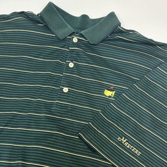 Masters Other - Masters Collection Polo Shirt Mens Large Augusta Golf Shirt Green National Logo